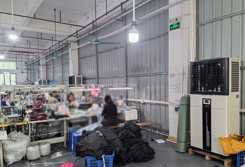 工業車間制冷降溫，應用蒸發冷省電空調-5p蒸發冷空調