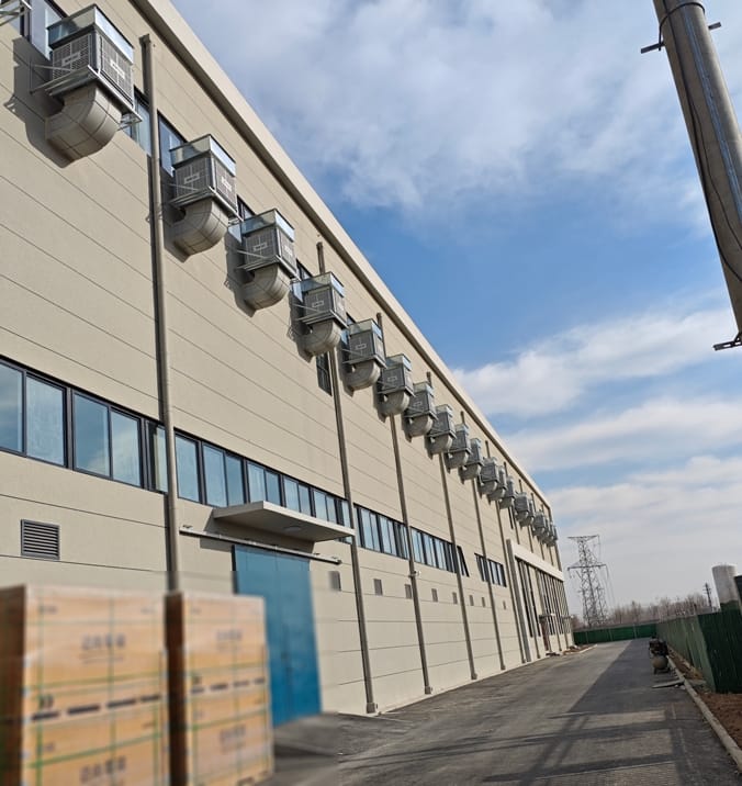 星科環保空調應用大型廠房車間降溫通風