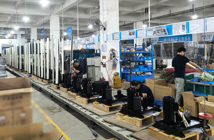 星科蒸發冷省電空調-生產線