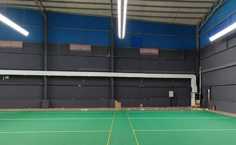 星科蒸發(fā)冷省電空調(diào)-立式管道機(jī)應(yīng)用羽毛球館崗位降溫